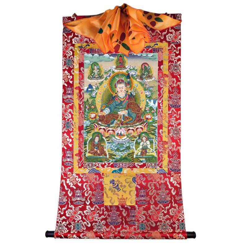 Padmasambhava - Guru Rinpoche - Tibetan thangka painting, view 17