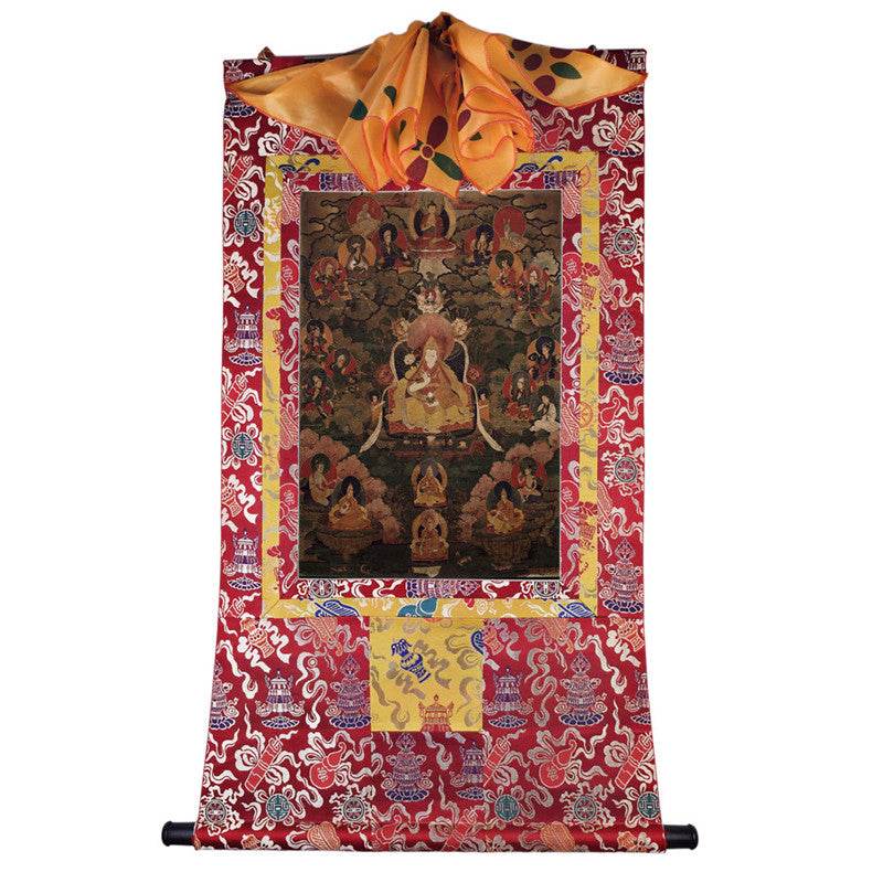 Dalai Lama VII - Kelzang Gyatso Image - Tibetan thangka painting, view 7