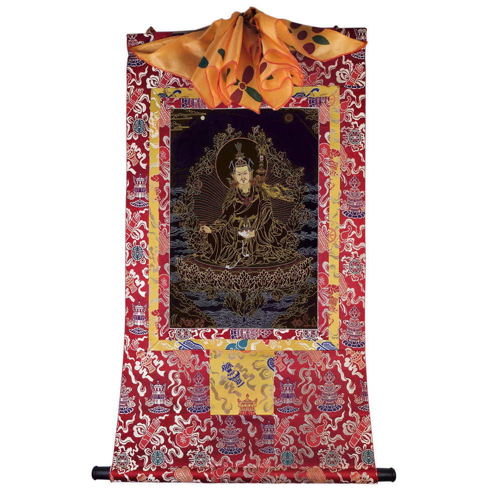 Gandhanra Handmade Thangka - Padmasambhava - Guru Rinpoche - from Kathok Monastery