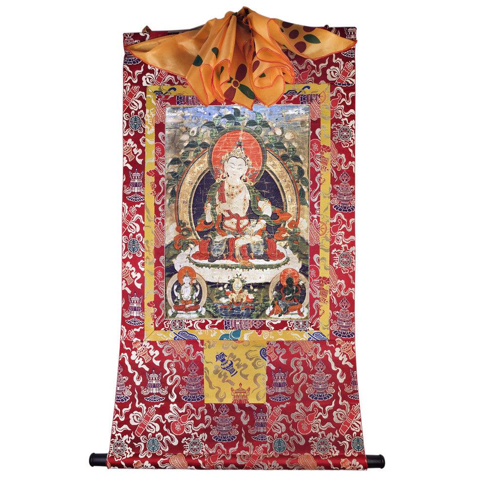 Gandhanra Handmade Thangka - Vajrasattva - from Kathok Monastery