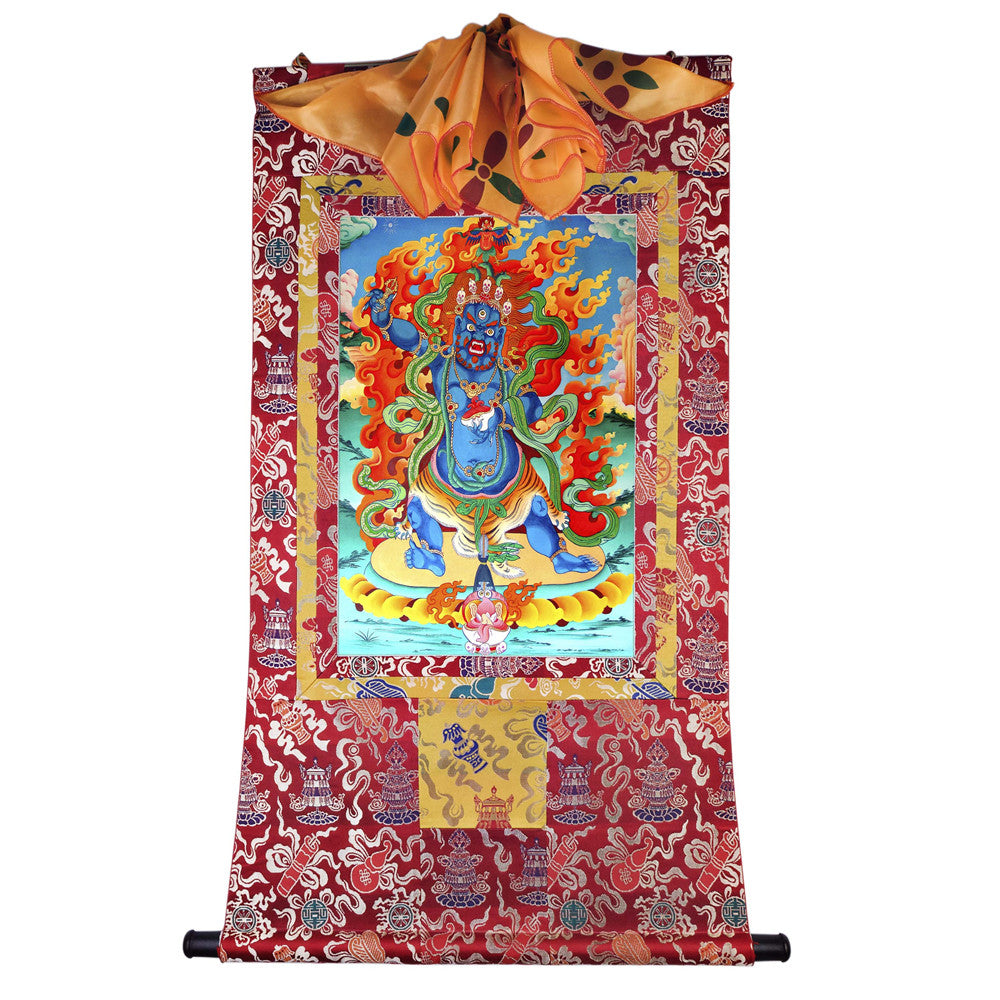 2779-唐卡-HBMT-084玛哈嘎拉-二臂-300dpi Gandhanra-ART