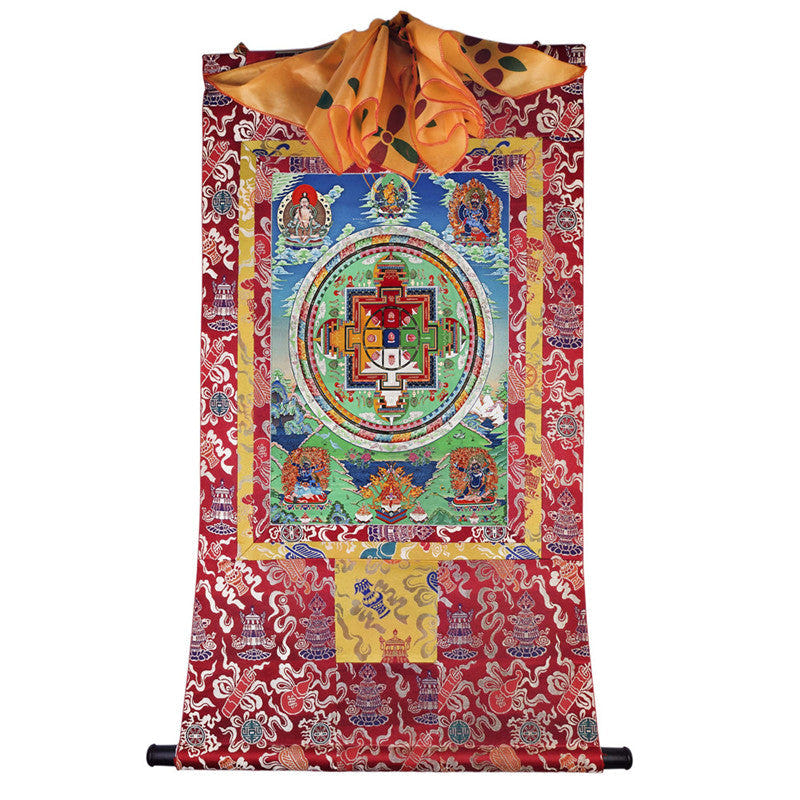 Yamantaka Mandala\ Vajrabhairava Image - Tibetan thangka painting, view 7