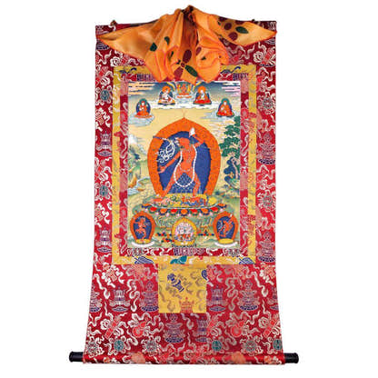 Vajrayogini/Narodakini/Dorje Naljorma/ Thangka - Tibetan thangka painting, detailed view