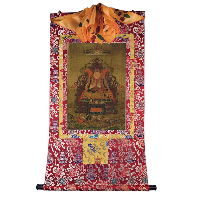 Tenth Shamarpa,Mipam Chodrup Gyatso Image - Tibetan thangka painting, view 7