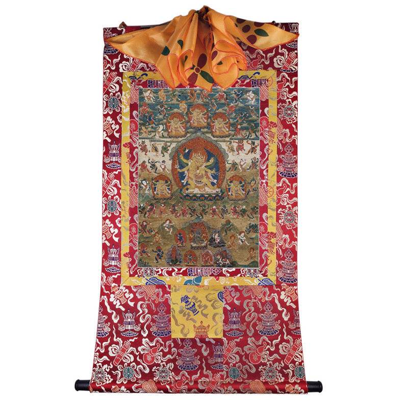 Vajrakilaya Image - Tibetan thangka painting, view 7