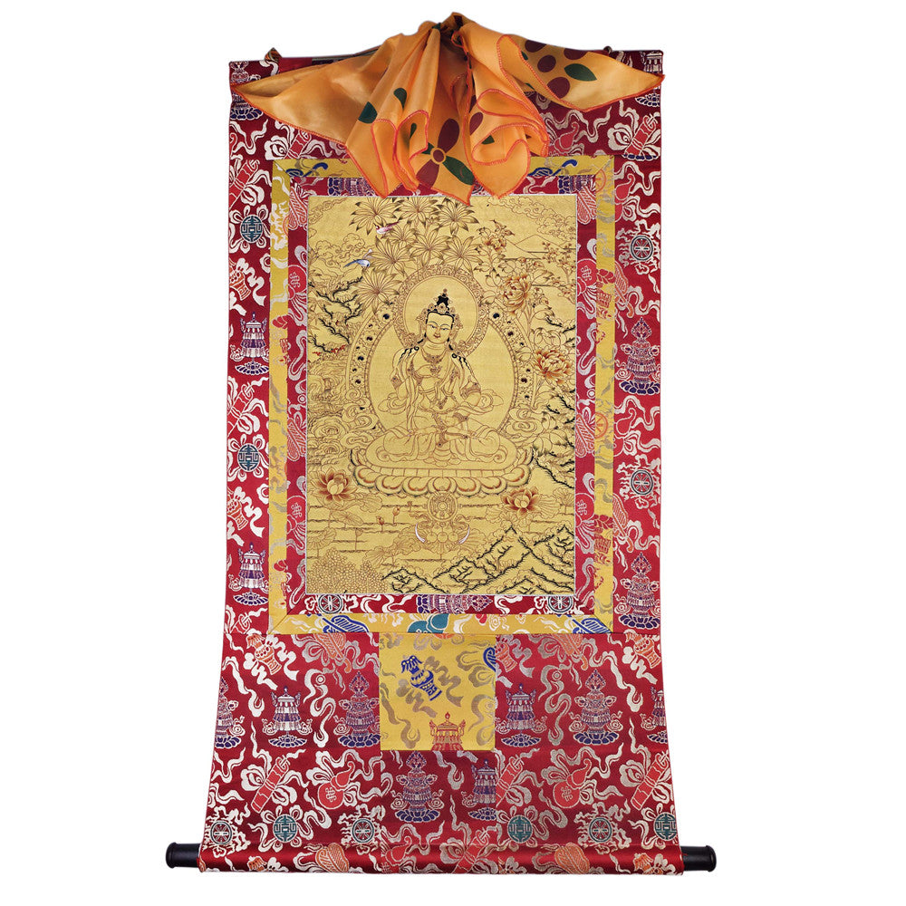 Gandhanra Handmade Thangka - Vajrasattva - from Kathok Monastery