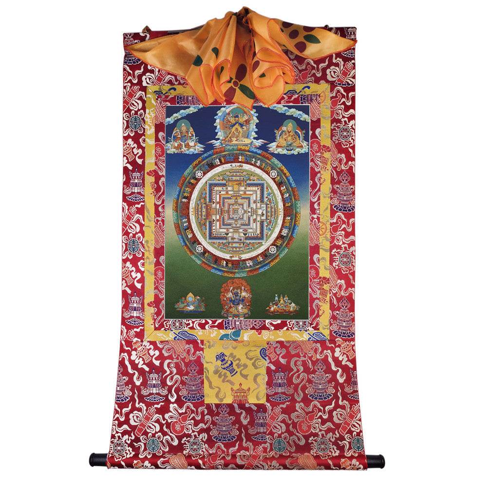 Kalacakravajra Mandala Image - Tibetan thangka painting, view 7