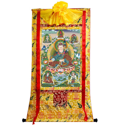 Gandhanra Handmade Thangka - Padmasambhava - Guru Rinpoche - from Kathok Monastery