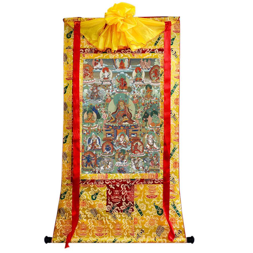 Padmasambhava - Guru Rinpoche - Tibetan thangka painting, view 15