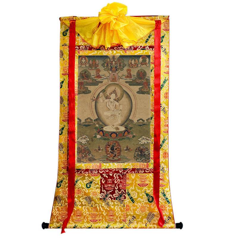 Machig Labdron Image - Tibetan thangka painting, view 8