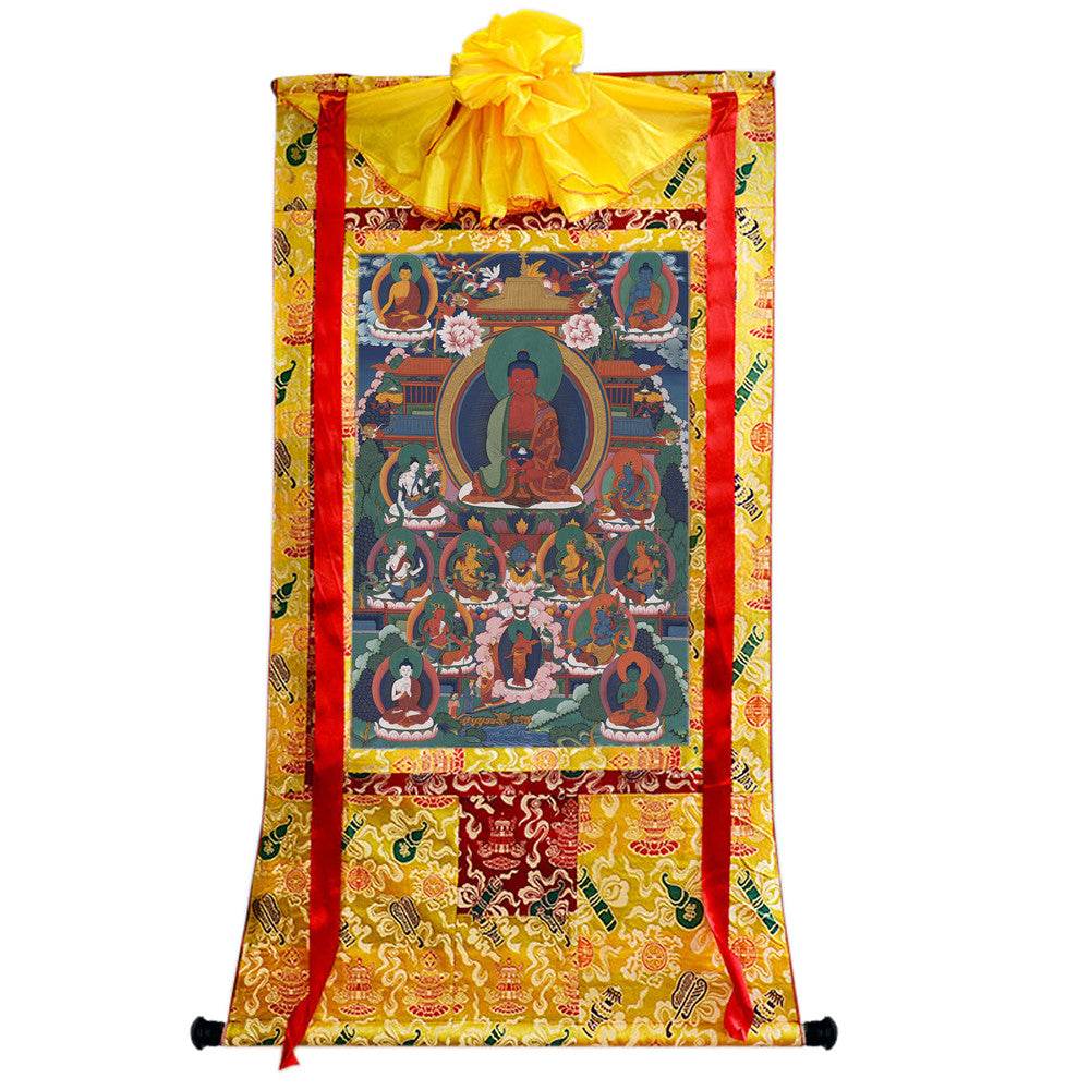 Amitabha Thangka - Tibetan thangka painting, view 16