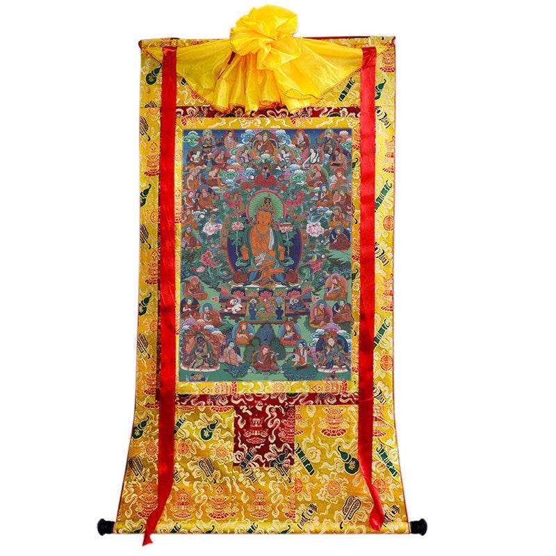 Manjusri Image - Tibetan thangka painting, view 8