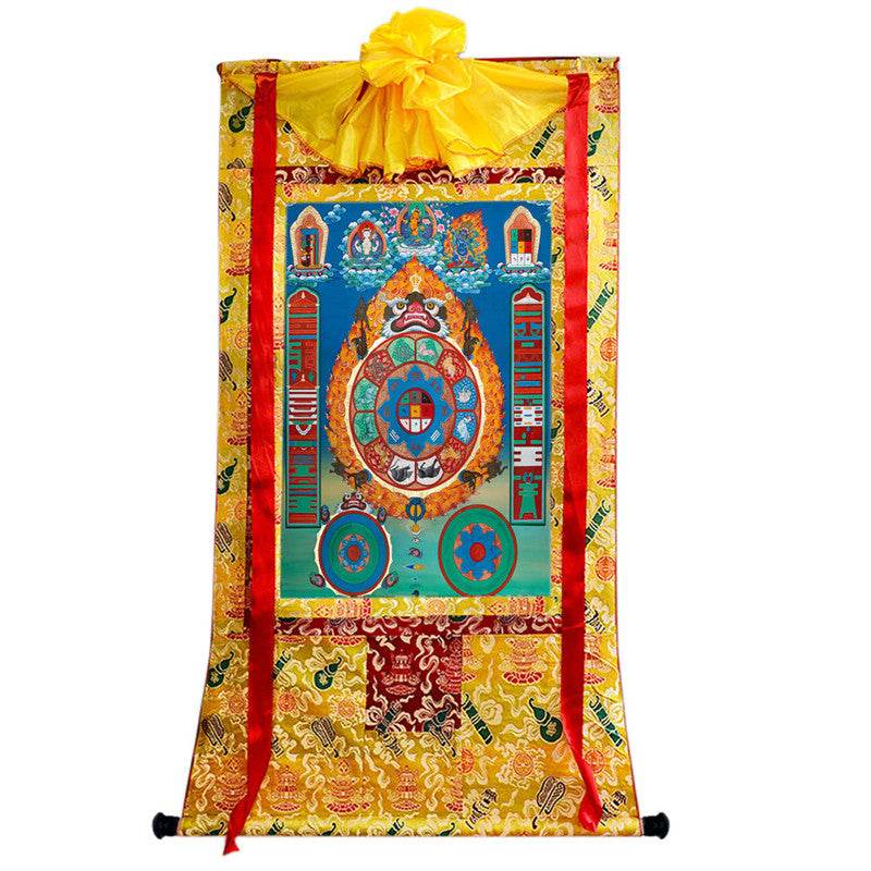 Tibetan Calendar,Melong Image - Tibetan thangka painting, view 8