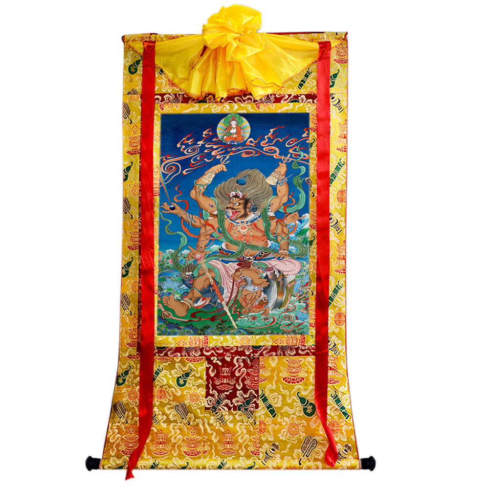 2778-唐卡-HBMT-083玛哈嘎拉-大黑天-240dpi Gandhanra-ART