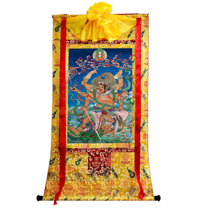 2778-唐卡-HBMT-083玛哈嘎拉-大黑天-240dpi Gandhanra-ART