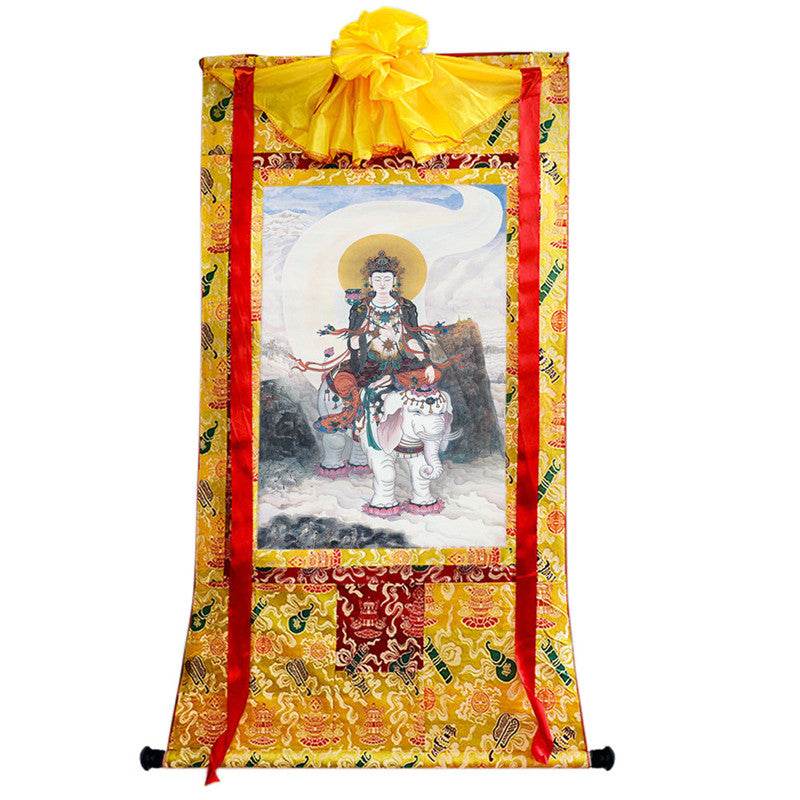 Samantabhadra Image - Tibetan thangka painting, view 8