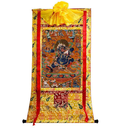 Mahakala Image - Tibetan thangka painting, view 8