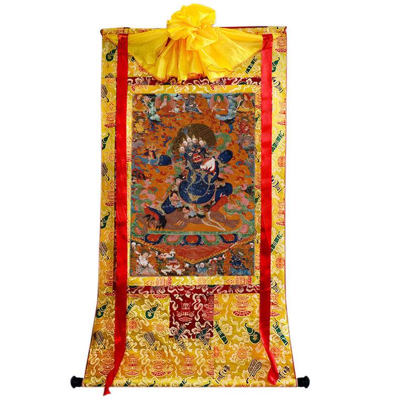 Mahakala Image - Tibetan thangka painting, view 8