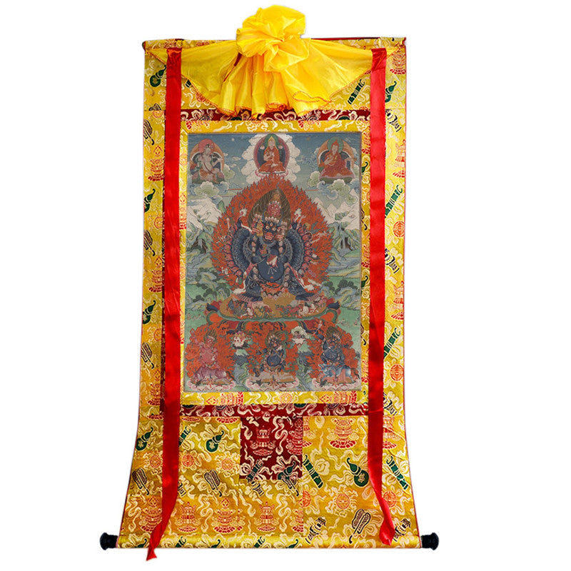 Yamantaka \ Vajrabhairava Image - Tibetan thangka painting, view 8