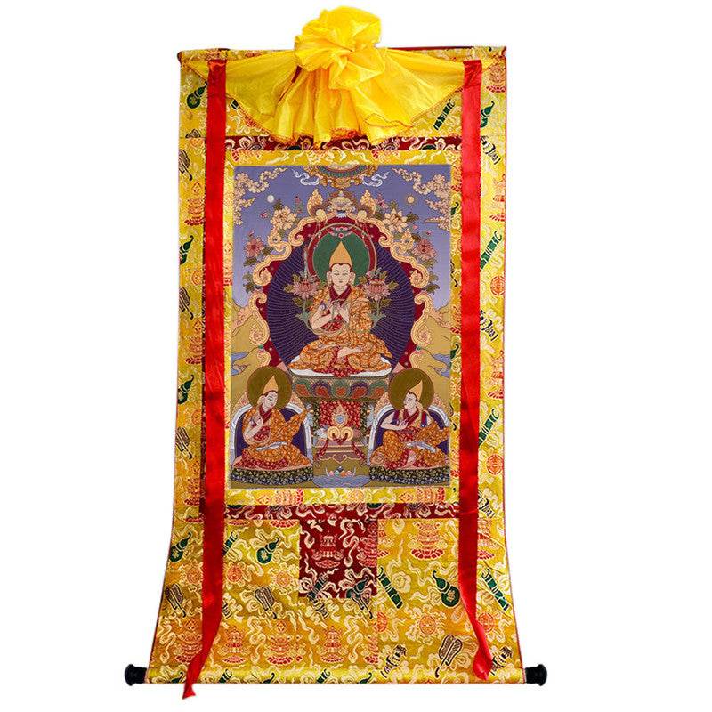 Je Tsongkhapa Image - Tibetan thangka painting, view 8