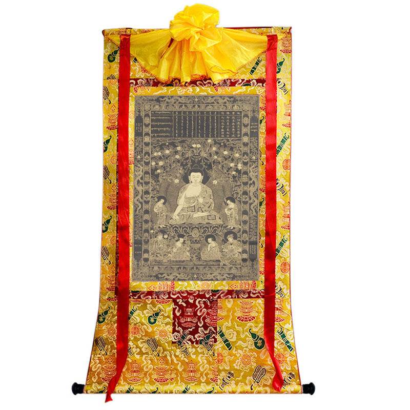 Kassapa Buddha Image - Tibetan thangka painting, view 8
