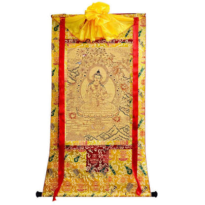 Vajrasattva - Tibetan thangka painting, view 15