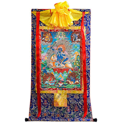 Palden Lhamo / Magzor Gyalmo / Shri Devi - Tibetan thangka painting, view 16