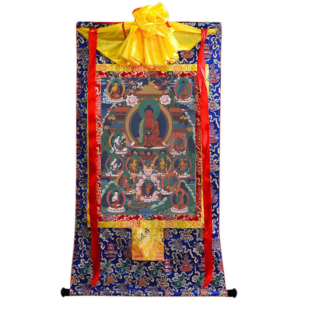 Amitabha Thangka - Tibetan thangka painting, view 4
