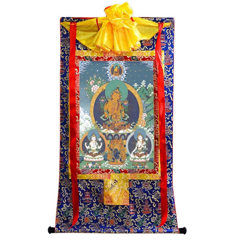 Manjusri Image - Tibetan thangka painting, view 9