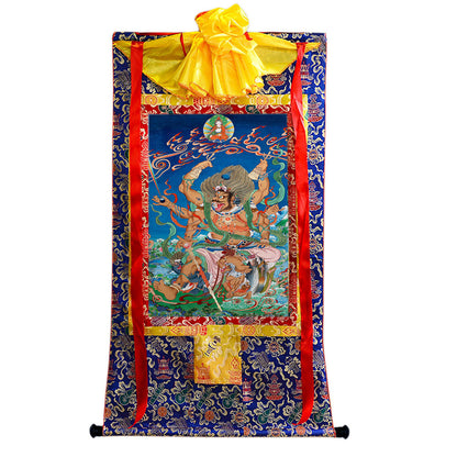 2778-唐卡-HBMT-083玛哈嘎拉-大黑天-240dpi Gandhanra-ART