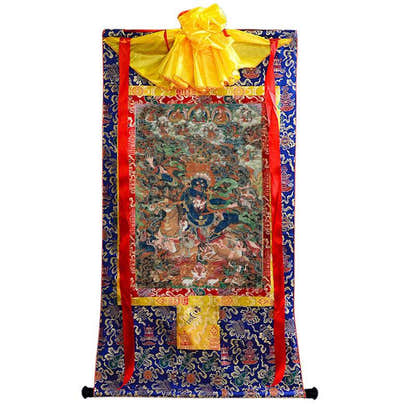 Palden Lhamo / Magzor Gyalmo / Shri Devi Image - Tibetan thangka painting, view 9