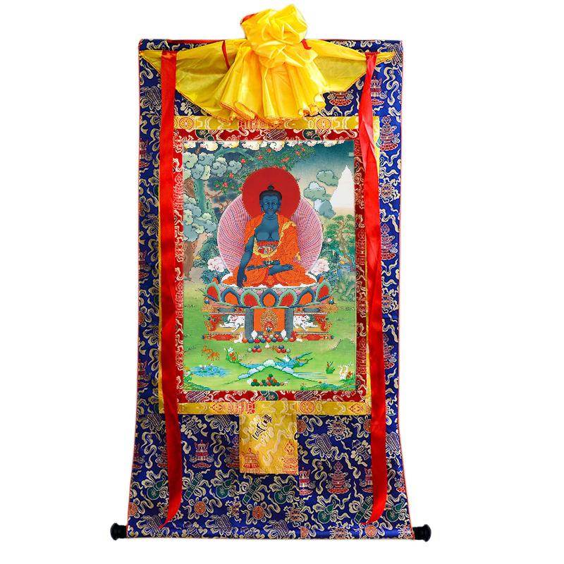 Acala / Akshobhya - Tibetan thangka painting, view 4