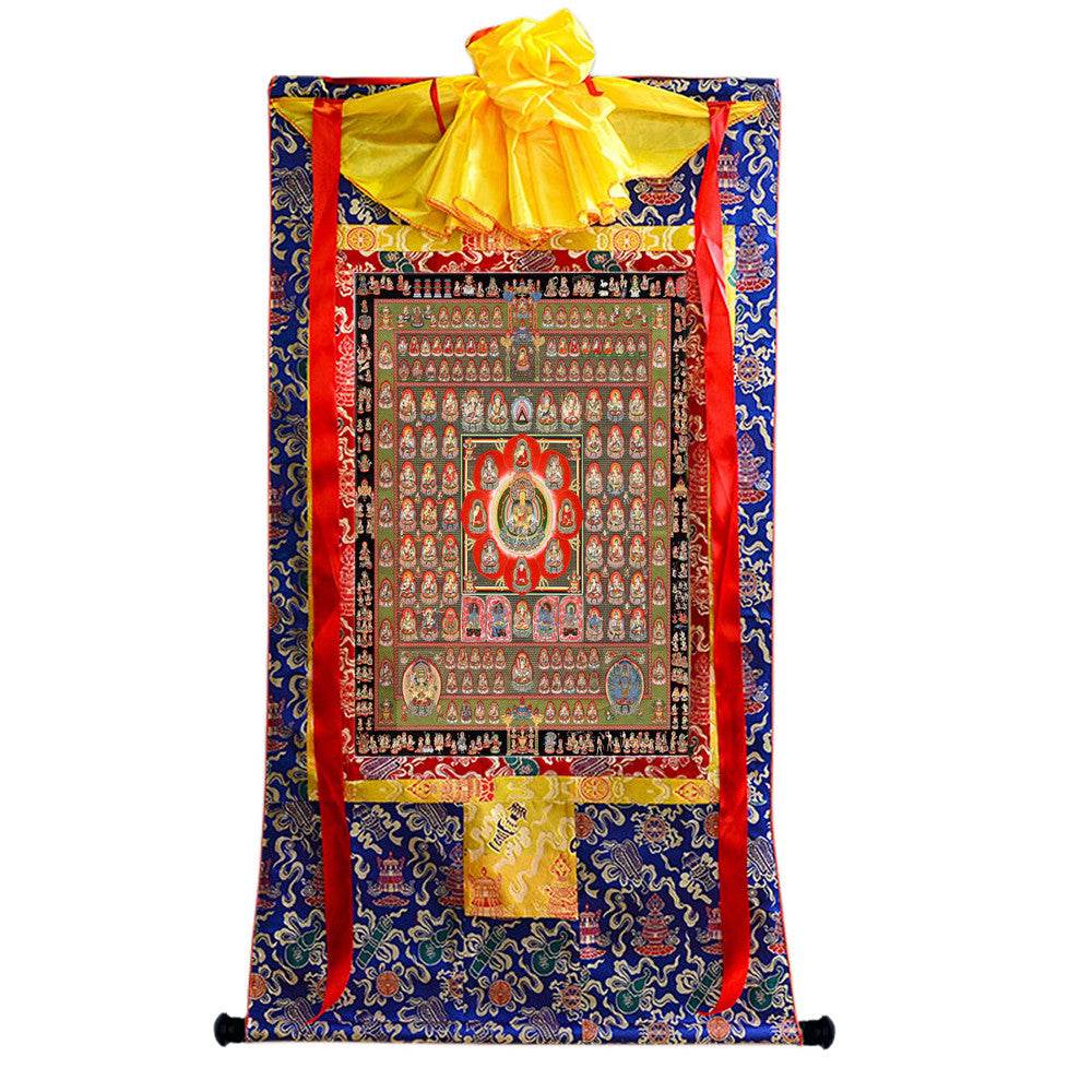 Garbha-dhatu-mandala Image - Tibetan thangka painting, view 9