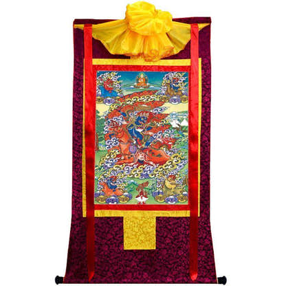 Palden Lhamo / Magzor Gyalmo / Shri Devi - Tibetan thangka painting, view 20