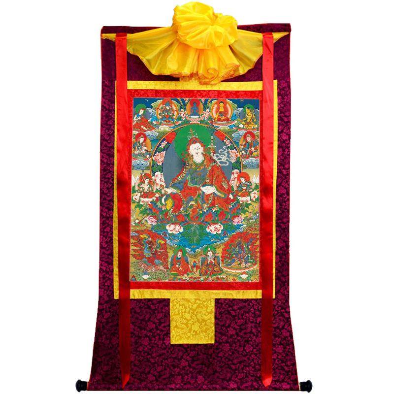 Eight Manifestations of Guru Rinpoche - Padmasambhava - Tibetan thangka painting, view 5