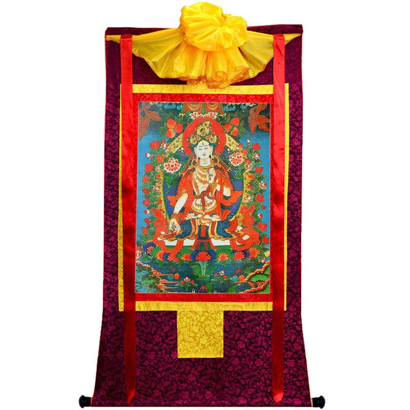 White Tara Image - Tibetan thangka painting, view 10