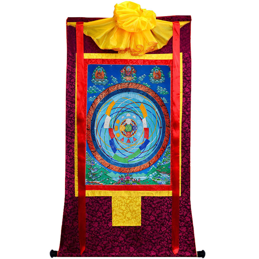 Gandhanra Tibetan Giclee Printed Thangka Art - Mandala of Celestial Movements