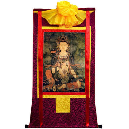 Samantabhadra Image - Tibetan thangka painting, view 10