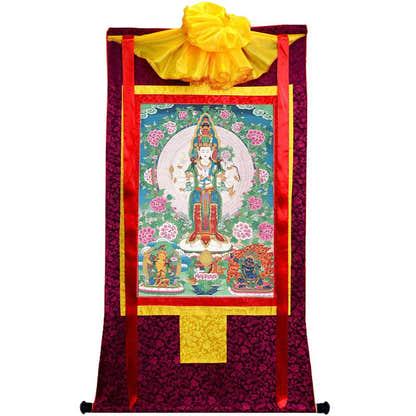 1000 Arms Avalokiteshvara Image - Tibetan thangka painting, view 10