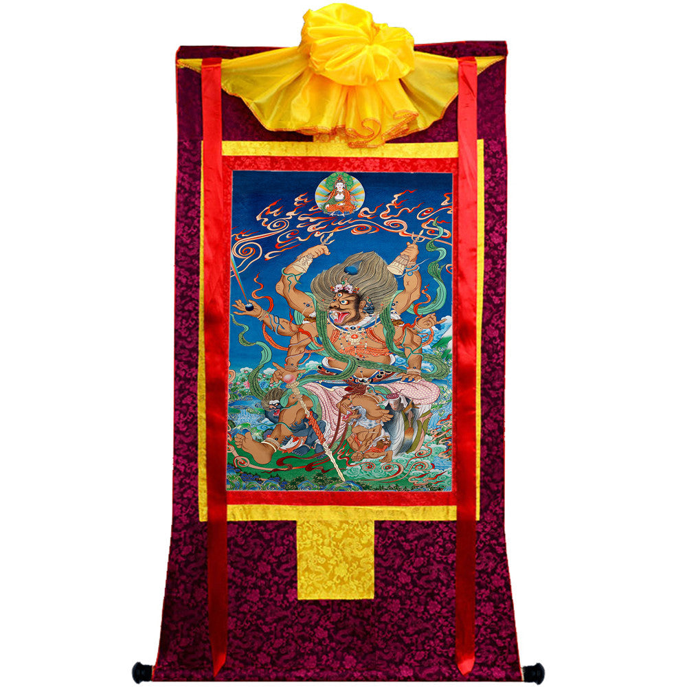 2778-唐卡-HBMT-083玛哈嘎拉-大黑天-240dpi Gandhanra-ART