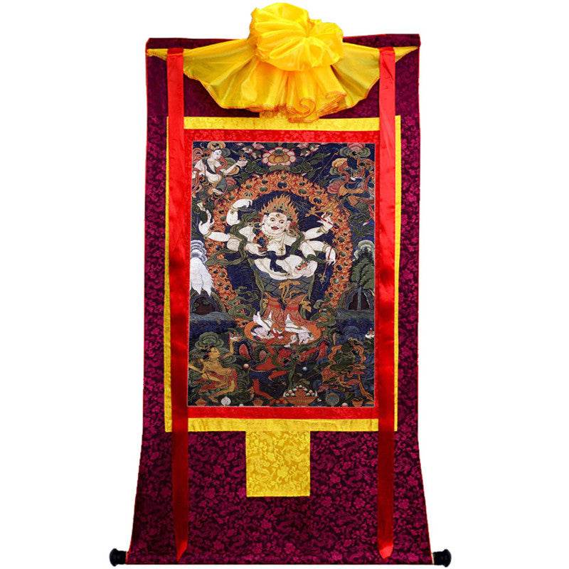 Mahakala Image - Tibetan thangka painting, view 10