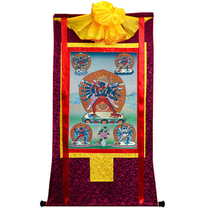 Yamantaka \ Vajrabhairava Image - Tibetan thangka painting, view 10