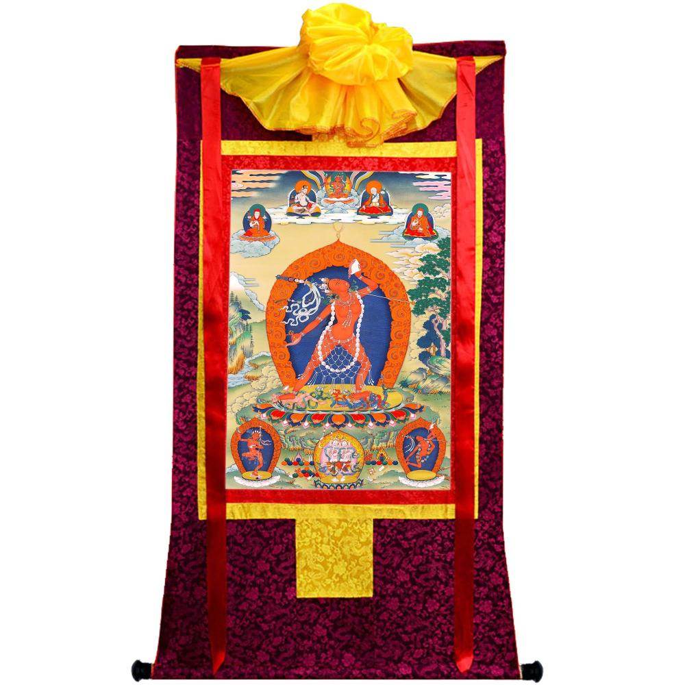 Vajrayogini/Narodakini/Dorje Naljorma/ Thangka - Tibetan thangka painting, view 5
