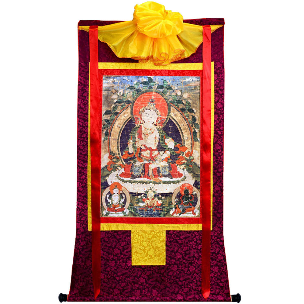 Gandhanra Handmade Thangka - Vajrasattva - from Kathok Monastery