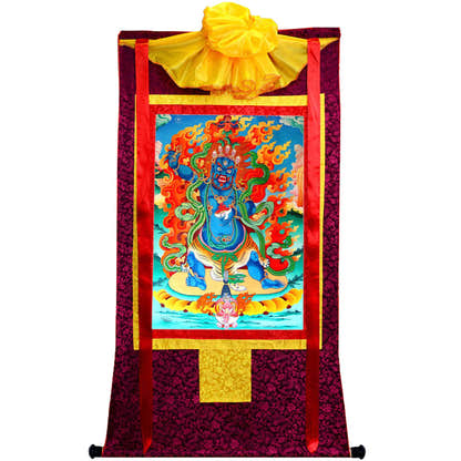 2779-唐卡-HBMT-084玛哈嘎拉-二臂-300dpi - Tibetan thangka painting, view 5