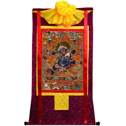 Mahakala Image - Tibetan thangka painting, view 10