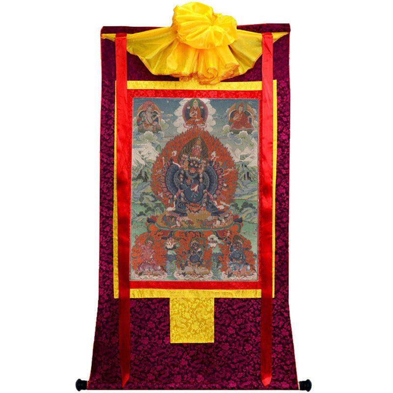 Yamantaka \ Vajrabhairava Image - Tibetan thangka painting, view 10
