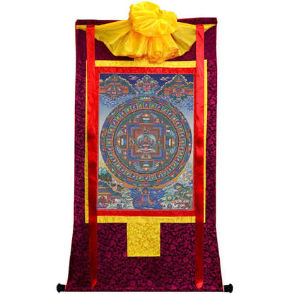 Shakyamuni Mandala Thangka - Tibetan thangka painting, view 5