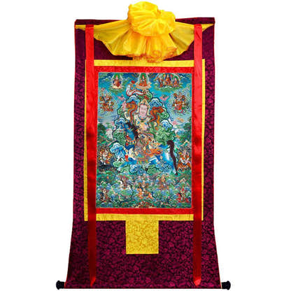 King Gesar - Tibetan thangka painting, view 17