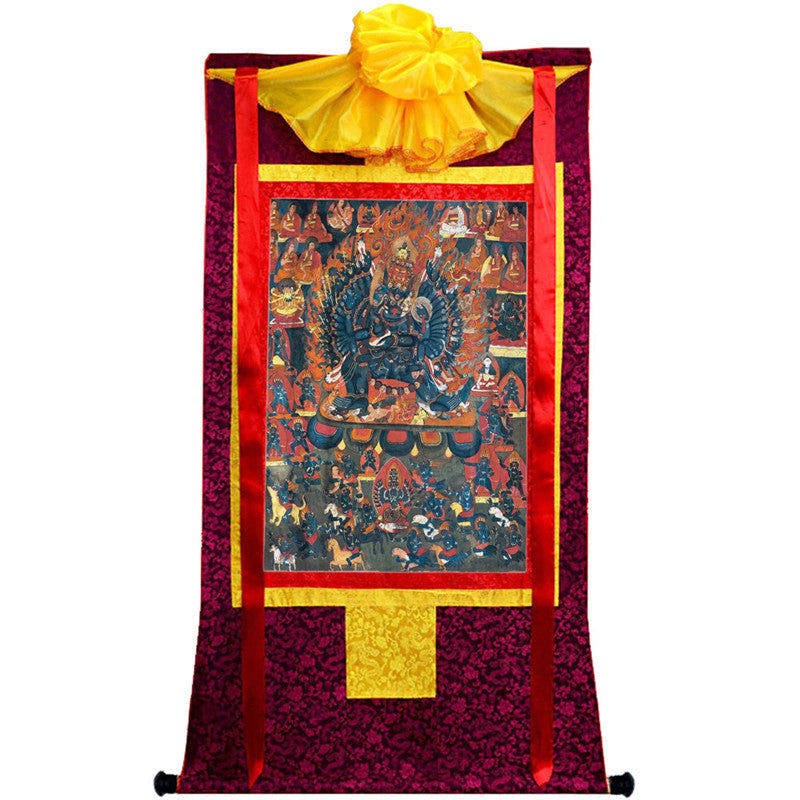 Yamantaka \ Vajrabhairava Image - Tibetan thangka painting, view 10